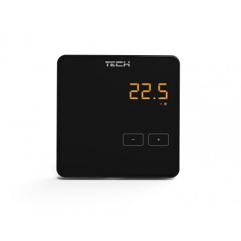 Wireless room thermostat black R-8Z Tech Controllers