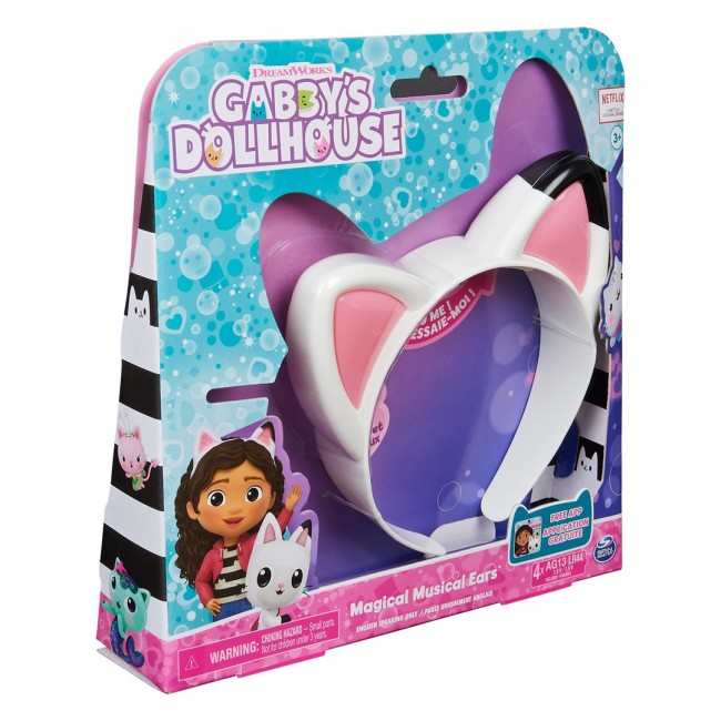 Gabby's Dollhouse , Magical Musical Cat Ears with Lights, Music, Sounds and Phrases, Kids Toys for Ages 3 and up Gabby's Dollhouse , Magical Musical Cat Ears with Lights, Music, Sounds and Phrases, Kids Toys for Ages 3 and up