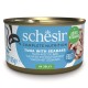 SCHESIR in jelly Tuna with sea bass - wet cat food - 85 g SCHESIR in jelly Tuna with sea bass - wet cat food - 85 g
