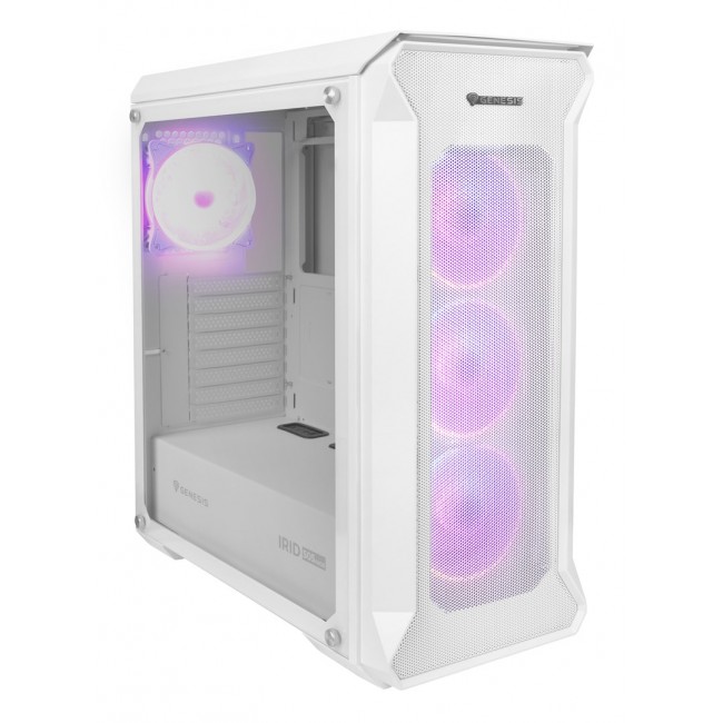 GENESIS Irid 505 ARGB Midi Tower White GENESIS Irid 505 ARGB Midi Tower White