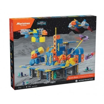 MARIOINEX Mini Waffle Building Blocks Space Base, 618 pieces