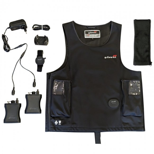 Glovii GMV2L water sport vest Black Softshell Glovii GMV2L water sport vest Black Softshell