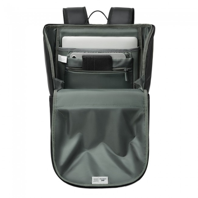 Rivacase Eden backpack City backpack Black Polyester, PU leather Rivacase Eden backpack City backpack Black Polyester, PU leather