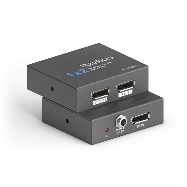 PureTools PT-HDBT-1010 AV extender AV transmitter & receiver Black