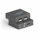 PureTools PT-HDBT-1010 AV extender AV transmitter & receiver Black