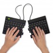 R-Go Tools Ergonomic keyboard R-Go Split Break v2 with break software, ergonomic split keyboard, QWERTZ (DE), Wired, black R-Go Tools Ergonomic keyboard R-Go Split Break v2 with break software, ergonomic split keyboard, QWERTZ (DE), Wired, black