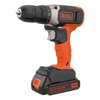 Black & Decker BCD001C1-QW drill Keyless Black, Red