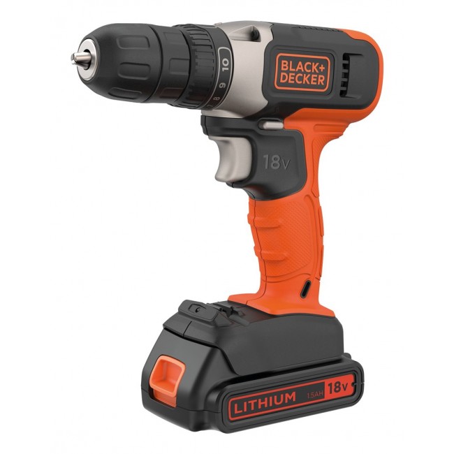 Black & Decker BCD001C1-QW drill Keyless Black, Red Black & Decker BCD001C1-QW drill Keyless Black, Red