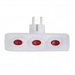 Esperanza ELK307W Electrical Splitter 3 sockets switch White