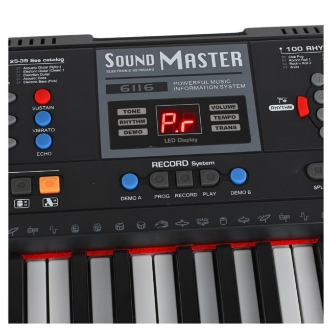 MQ 6116 - keyboard for learning to play, designed for children