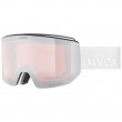 Uvex 5506651030 winter sport goggles Mirror Unisex White Cylindrical(flat) lens