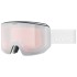 Uvex 5506651030 winter sport goggles Mirror Unisex White Cylindrical(flat) lens