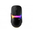 Glorious Gaming Model O3 Wireless Gaming Mouse - InfinitePlay Swappable Battery System, 8k Polling, 130M Click Optical Switches, Ultralight 66g, 30K DPI Optical Sensor, RGB - Black