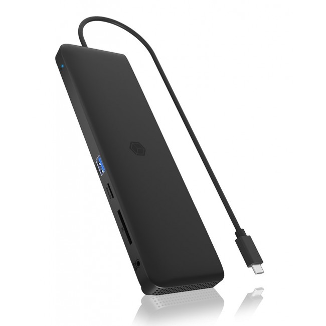 Docking station IcyBox USB Type-C with triple video output retail