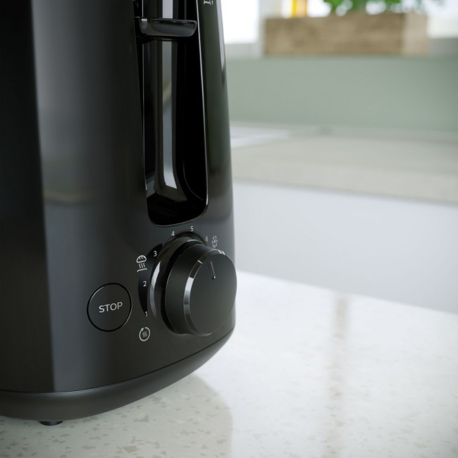 Philips Daily Collection HD2583/90 Toaster 600 W Black