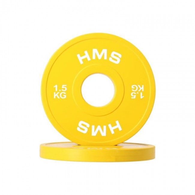 HMS Fitness CBRS15 2 pc(s) Olympic Rubber-coated weight disc HMS Fitness CBRS15 2 pc(s) Olympic Rubber-coated weight disc