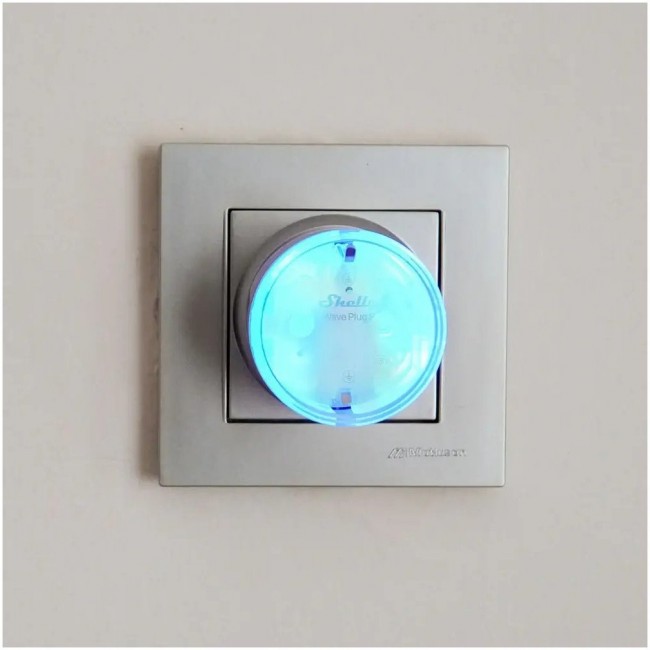 Shelly Wave Plug S - Z-Wave 800 smart socket Black Shelly Wave Plug S - Z-Wave 800 smart socket Black