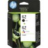 HP 62 2er Pack Schwarz Farbe dreifarbig Tintenpatrone