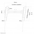 Neomounts LED-W650BLACK TV mount wall 37-75