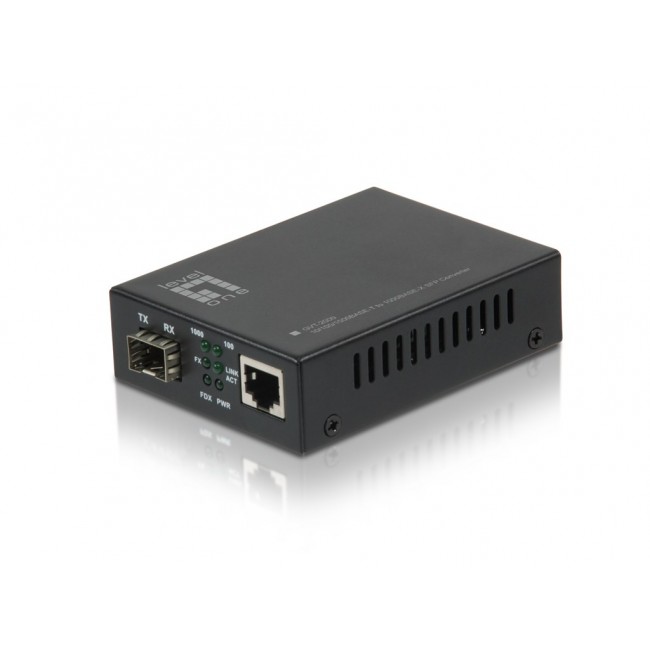 LevelOne RJ45 to SFP Gigabit Media Converter