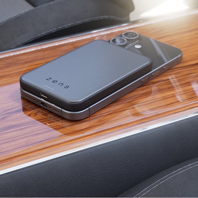 ZENS ZEPP11B/00 power bank 10000 mAh Wireless charging Black