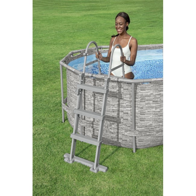 Bestway Flip & Lock Above Ground Pool Ladder 1.07 m