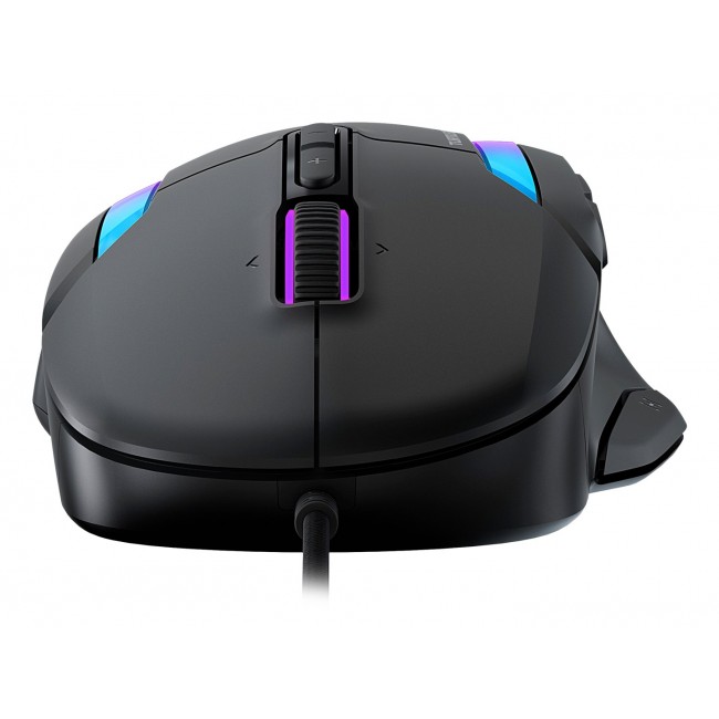 Turtle Beach Kone II Ash Black Wired Ergonomic RGB Gaming Mouse, 26K DPI Optical Sensor, 100M Click Life Optical Switches, 23 Customizable Inputs, 4D Scroll Wheel, Pure PTFE glides Turtle Beach Kone II Ash Black Wired Ergonomic RGB Gaming Mouse, 26K DPI Optical Sensor, 100M Click Life Optical Switches, 23 Customizable Inputs, 4D Scroll Wheel, Pure PTFE glides