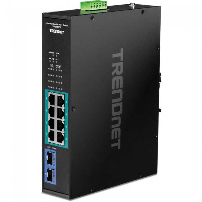 Trendnet TI-PGM102 network switch Gigabit Ethernet (10/100/1000) Power over Ethernet (PoE) Black Trendnet TI-PGM102 network switch Gigabit Ethernet (10/100/1000) Power over Ethernet (PoE) Black