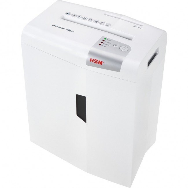 HSM shredstar X6pro document shredder, 2 x 15 mm + separate CD-cutting mechanism