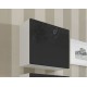 Cama Square cabinet VIGO 50/50/30 white/black gloss