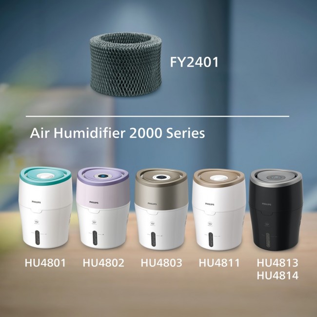 Humidifier filter | FY2401/30 | For Philips humidifier | Dark gray Humidifier filter | FY2401/30 | For Philips humidifier | Dark gray