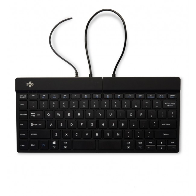 R-Go Tools Ergonomic keyboard R-Go Split Break v2 with break software, ergonomic split keyboard, QWERTY (US), Wired, black