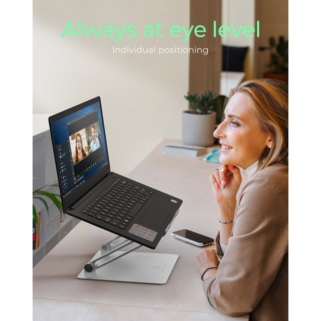 ICY BOX IB-NH300 Laptop stand Silver 43.2 cm (17 ICY BOX IB-NH300 Laptop stand Silver 43.2 cm (17