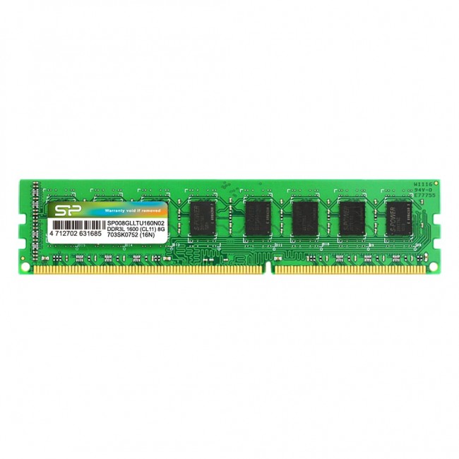 Silicon Power SP008GLLTU160N02 memory module 8 GB 1 x 8 GB DDR3L 1600 MHz Silicon Power SP008GLLTU160N02 memory module 8 GB 1 x 8 GB DDR3L 1600 MHz