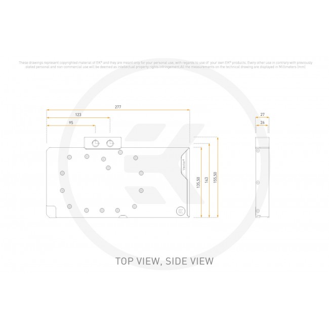 EK EK-Quantum Vector Astral RTX 5090 Plexi GPU Water Block (for ASUS RTX 5090 Astral) EK EK-Quantum Vector Astral RTX 5090 Plexi GPU Water Block (for ASUS RTX 5090 Astral)