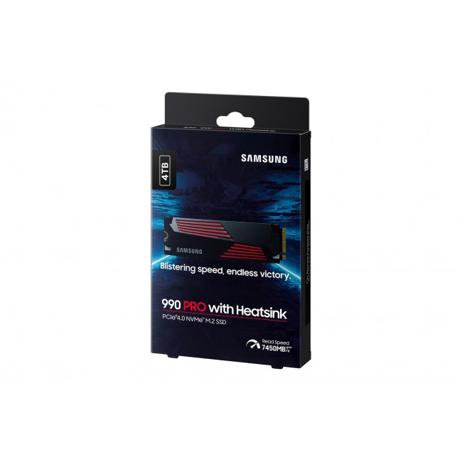 4 TB SSD Samsung 990 Pro M.2 NVMe Heat