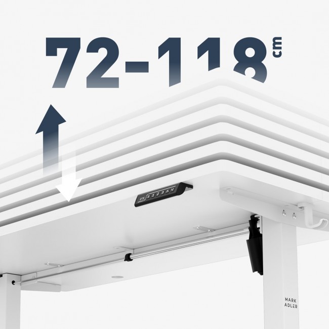 Electric desk Leader 7.3 White Electric desk Leader 7.3 White