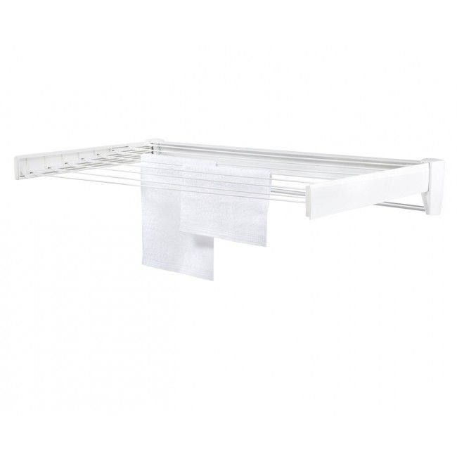 Leifheit 83100 laundry drying rack/line Wall-mounted rack White