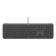 Logitech 920-013343 keyboard Mouse included Home/Office USB QWERTZ German Graphite