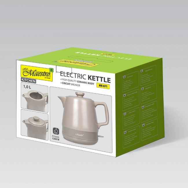 MAESTRO MR-071 electric kettle 1 l (MR-071-BEIGE) MAESTRO MR-071 electric kettle 1 l (MR-071-BEIGE)