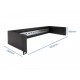 DeLOCK 19 DIN rail Panel 2U black