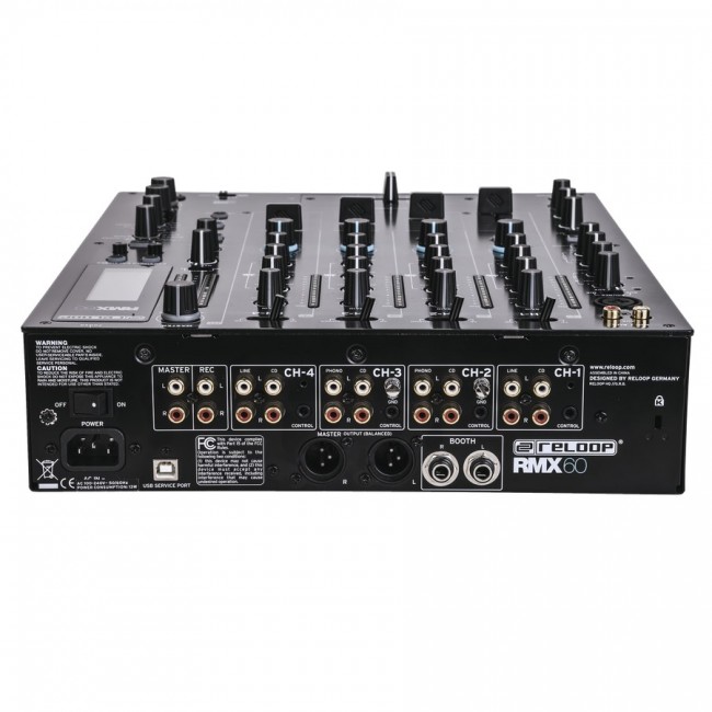 Reloop RMX-60 audio mixer 5 channels 20 - 20000 Hz Black Reloop RMX-60 audio mixer 5 channels 20 - 20000 Hz Black