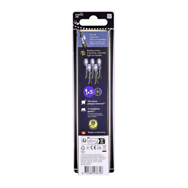 Philips Premium Gum Care HX9055/88 5-pack brush heads