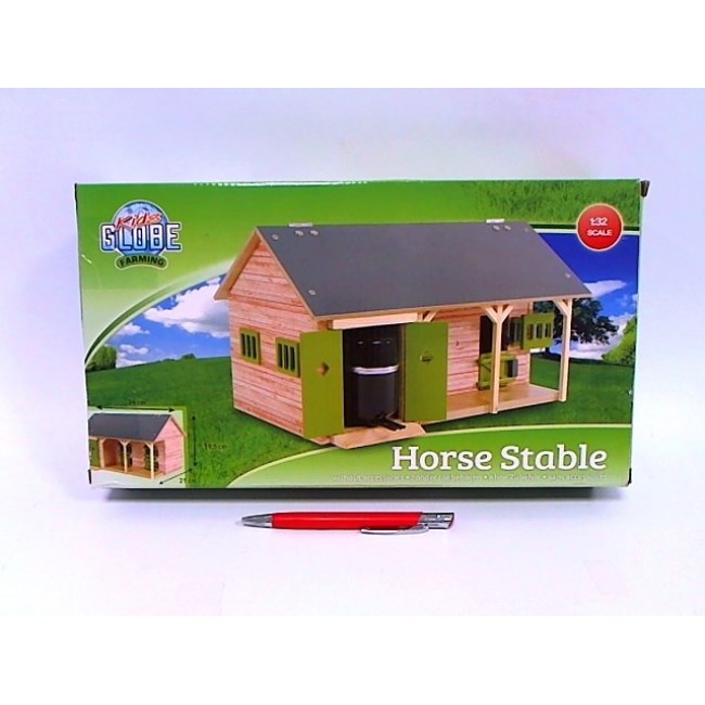 Stable with two stalls 34x22x19cm 1:32