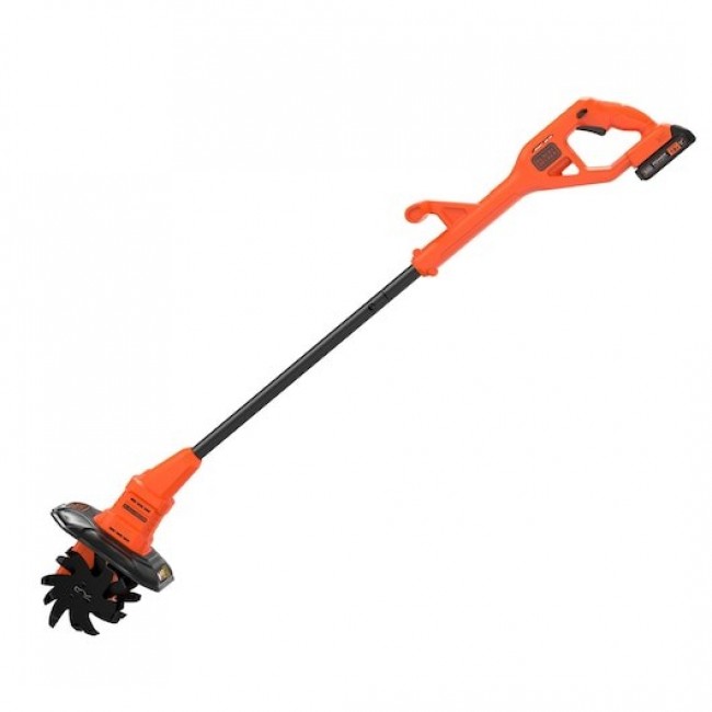 Black & Decker BETL1820L-QW electric mini tiller with battery