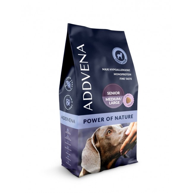 ADDVENA Power of Nature Senior Medium/Large Mono Lamb - dry dog food - 10kg ADDVENA Power of Nature Senior Medium/Large Mono Lamb - dry dog food - 10kg