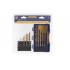 IRWIN ZESTAW 15szt. HSS TiN 1.5mm, 2mm, 2.5mm, 3mm, 3.5mm, 4mm, 4.5mm, 5mm, 5.5mm, 6mm, 6.5mm, 7mm, 8mm, 9mm, 10mm