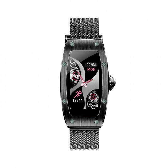 Kumi K18 Svarovski smartwatch black Kumi K18 Svarovski smartwatch black