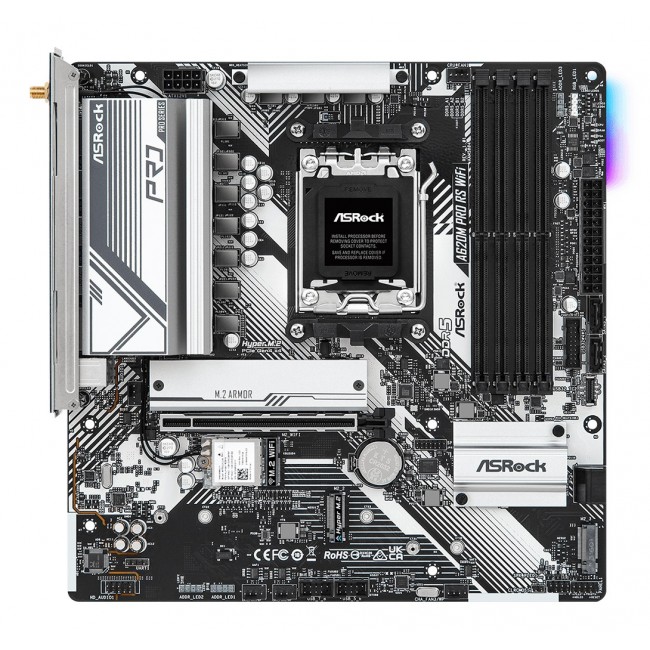 Asrock A620M Pro RS WiFi AMD A620 Socket AM5 micro ATX