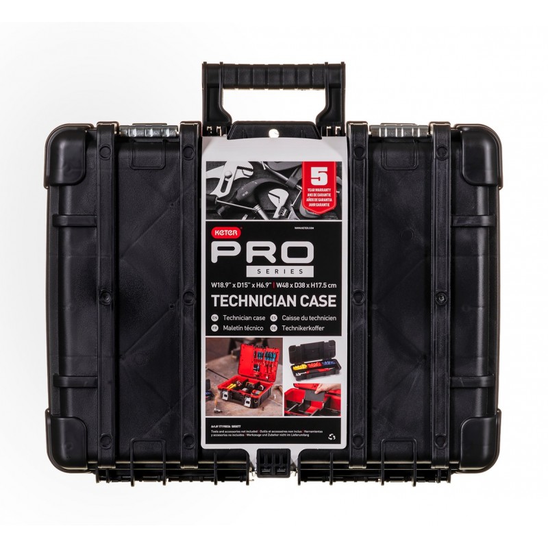Keter 237003 equipment case Hard shell case Black, Red